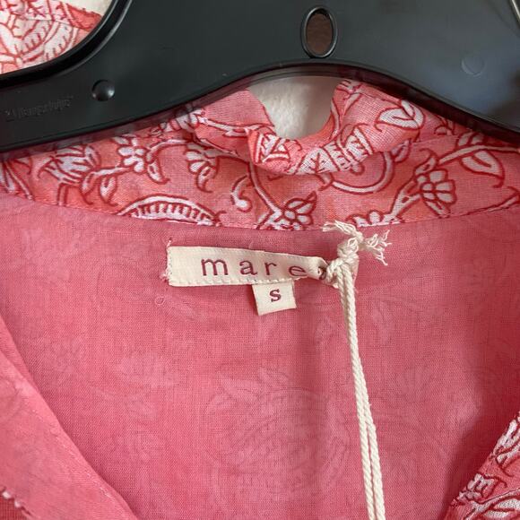 Marea Georgia Dress in a Floral Dusk Pink NWT Size Small - Picture 11 of 12